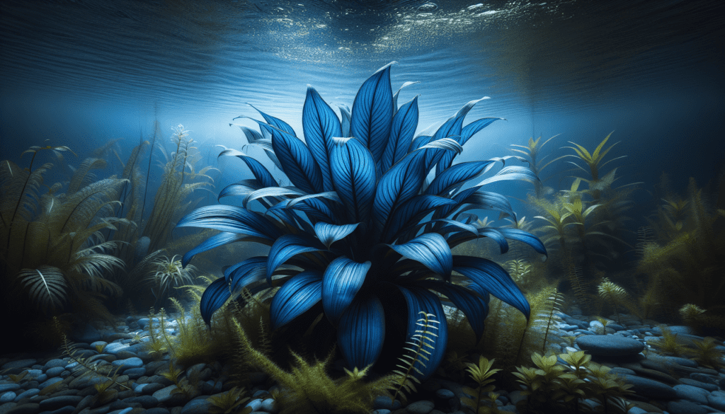 What Is The Aquatic Plant Blue Aponogeton