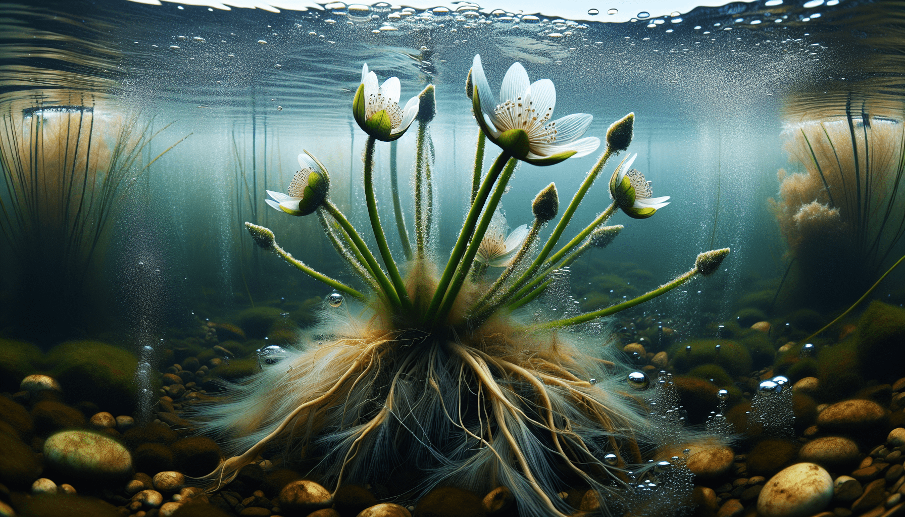 What Is The Aquatic Plant Floating Aponogeton