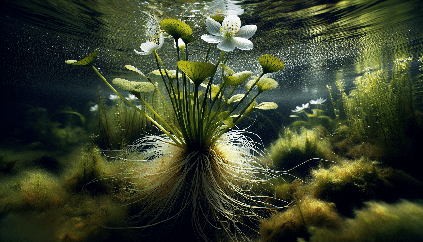 What Is The Aquatic Plant Ranunculus-flowered Aponogeton