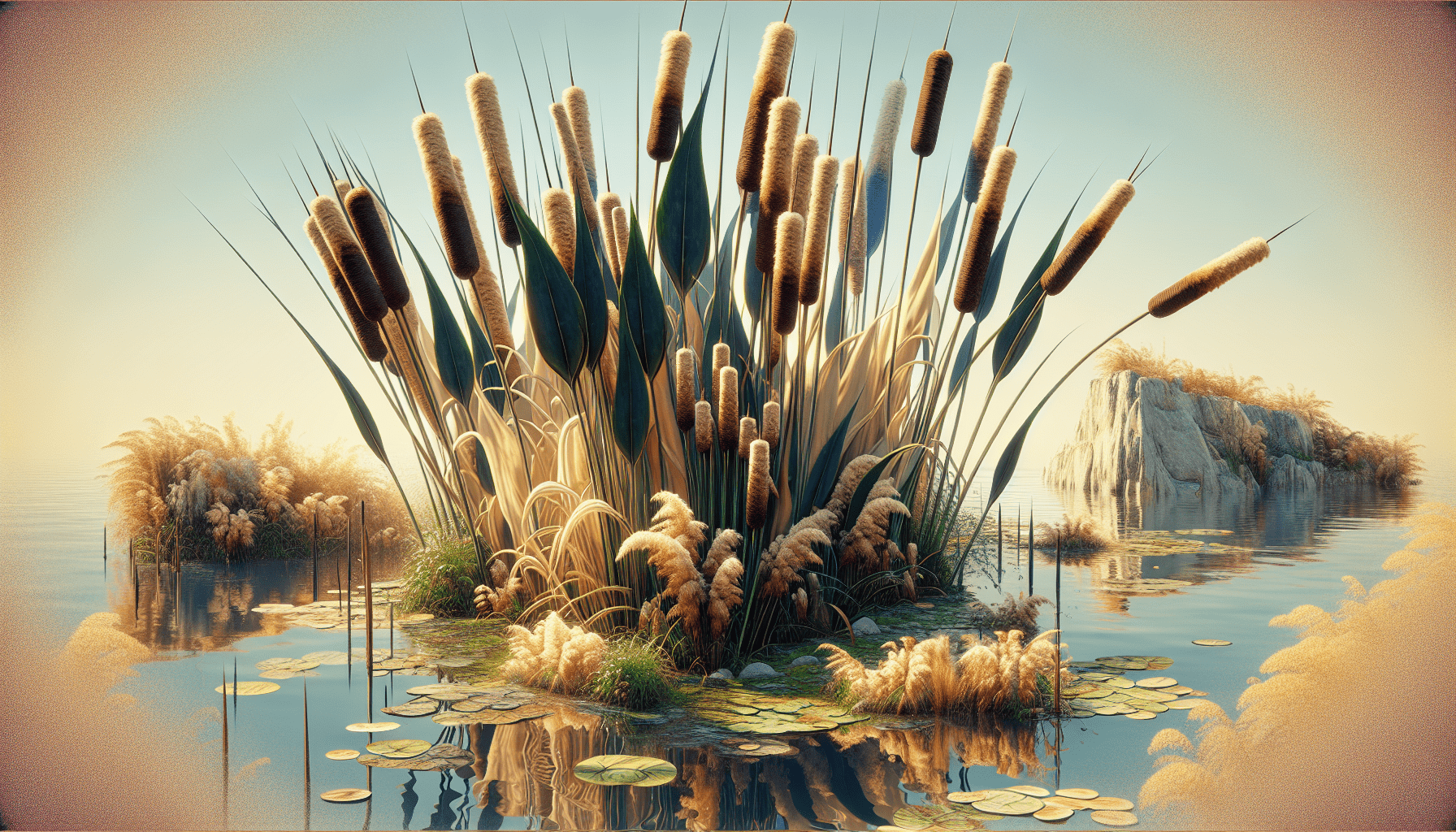 What Is The Aquatic Plant Typha × Gezei