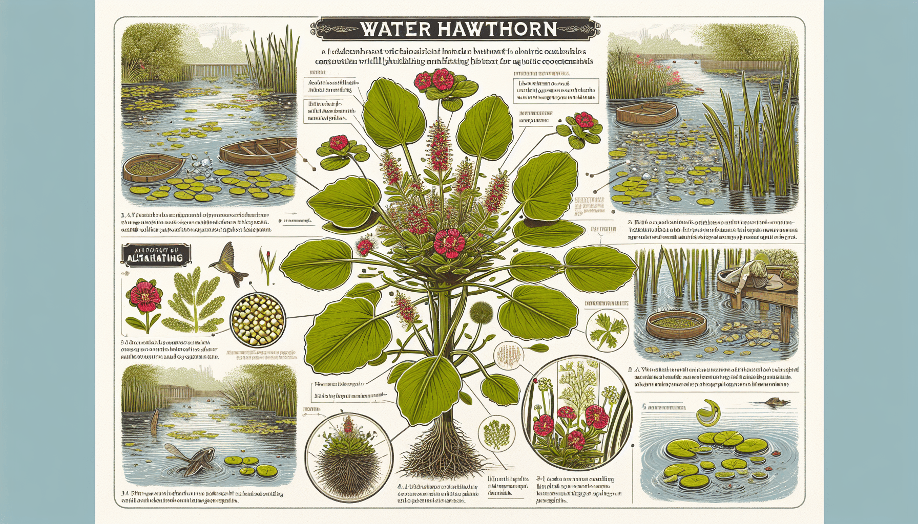 What Is The Aquatic Plant Water Hawthorn