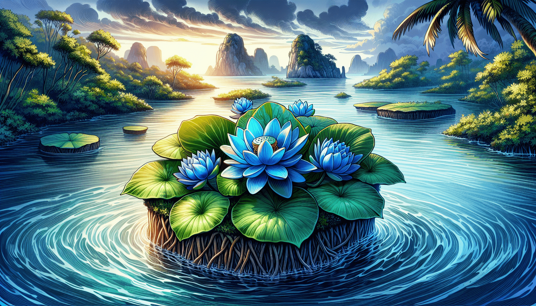 What Is The Aquatic Plant Zanzibar Blue Lotus